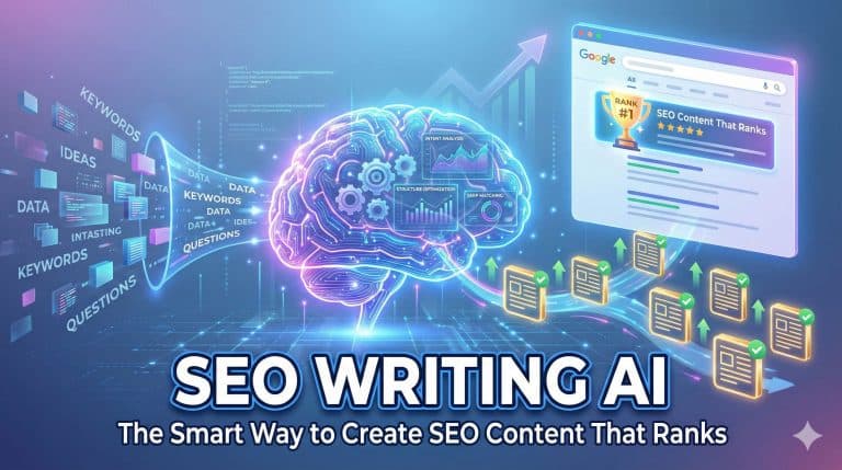SEO Writing AI: The Smart Way to Create SEO Content That Ranks on Google SEO Writing AI: The Smart Way to Create SEO Content That Ranks on Google